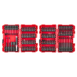 VEVOR Screwdriver Bit Set, 101-Piece, Magnetic Phillips, Pozidriv, Slotted, Square, Torx, Hex Bits, Hex Nut Sockets, Extension Rod with Storage Case, High-Strength S2 Alloy Steel, Blackened Finish