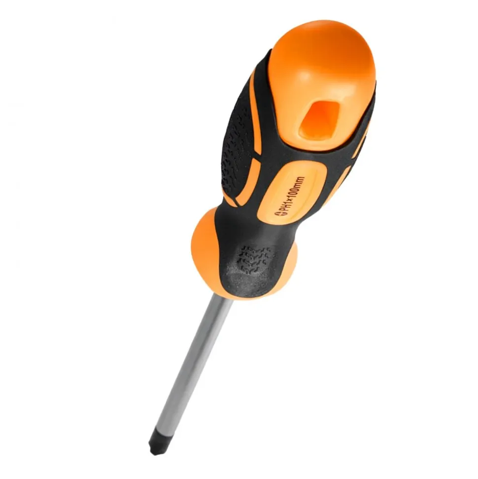 VEVOR Screwdriver Set, 12-Piece Hand Tools Set with Magnetic Tips, Includes 5 Phillips and 5 Flat Head Bits, Z-Type Bit, Professional Repair Tool Kit for Sockets, Furniture, Home Appliances, Bicycles