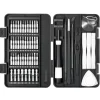 VEVOR Screwdriver Set, 59-Piece Small Precision Screwdriver Set with Phillips, Flat Head, Torx, Pentalobe Bits, Tweezer for Men, Mini Cleaning Repair Tool Kit for iPhone, MacBook, Laptop, Computer