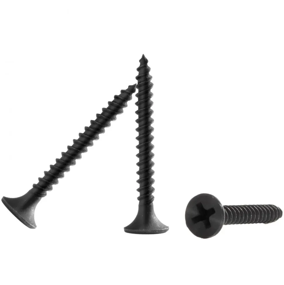 VEVOR Screws, #6 x 1-1/4 inch Length Drywall to Wood Collated Screw, All Purpose High-Hardness Alloy Steel Self Drilling Drywall Screws, for Home DIY, Space Renovation(1000 per Box)