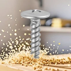 VEVOR Screws, #8 x 3/4 inch Length Self Drilling Drywall to Wood Screw, All Purpose High-Hardness Stainless Steel Wall Anchors with a Phillips Drill Bit, Cross Slot for Home Renovation(300 per Box)