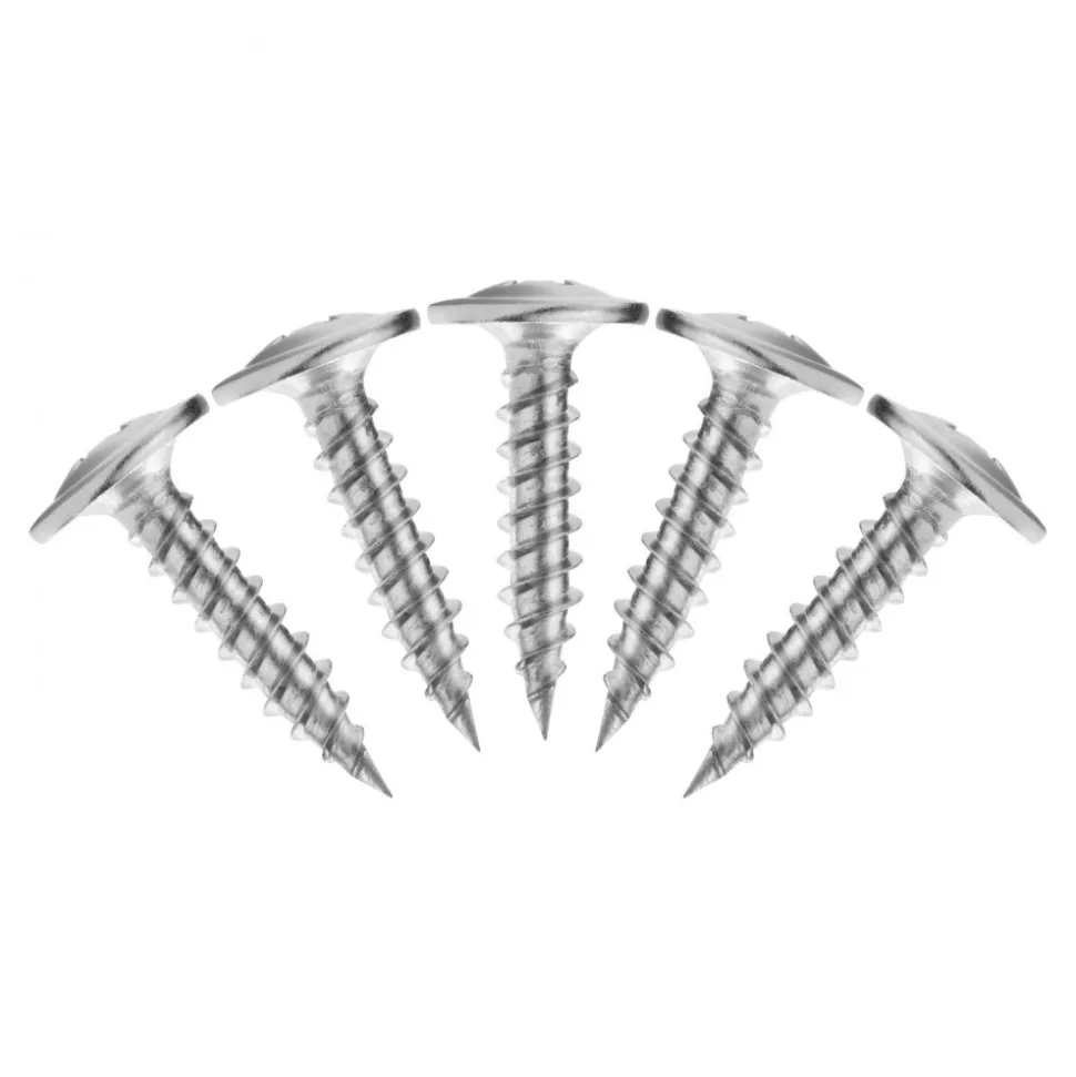 VEVOR Screws, #8 x 3/4 inch Length Self Drilling Drywall to Wood Screw, All Purpose High-Hardness Stainless Steel Wall Anchors with a Phillips Drill Bit, Cross Slot for Home Renovation(300 per Box)