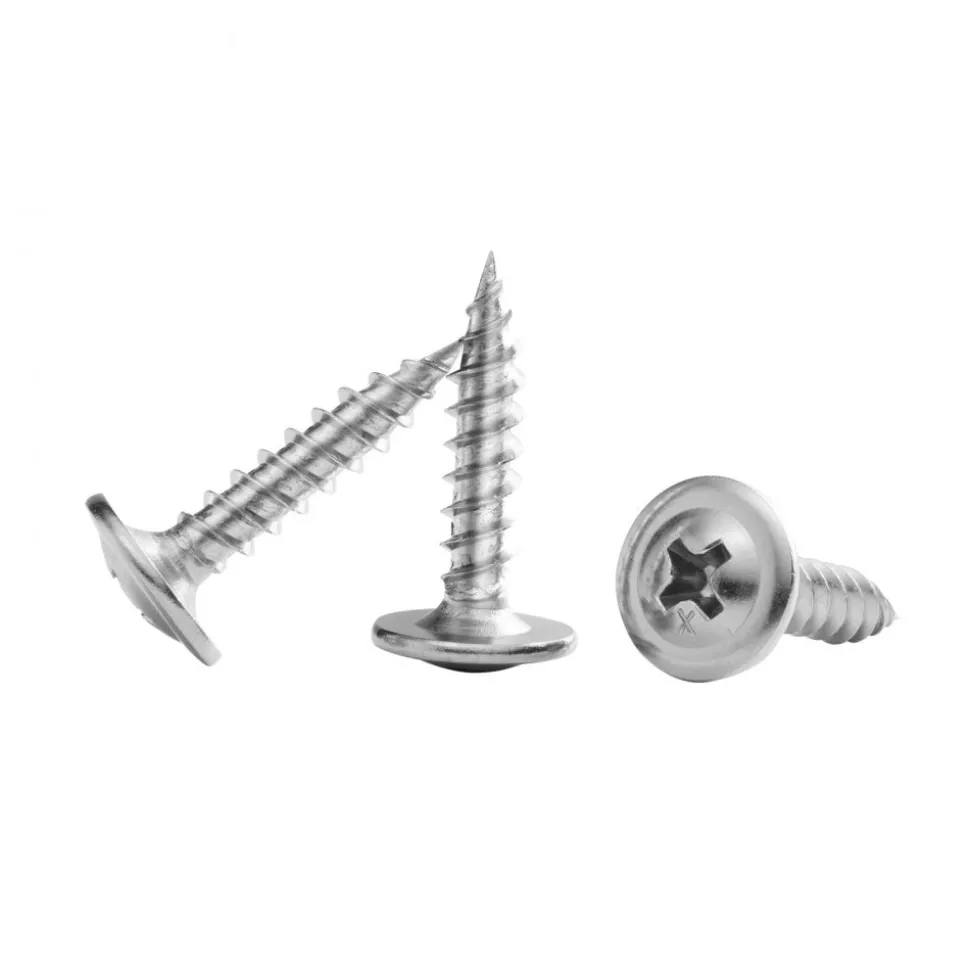 VEVOR Screws, #8 x 3/4 inch Length Self Drilling Drywall to Wood Screw, All Purpose High-Hardness Stainless Steel Wall Anchors with a Phillips Drill Bit, Cross Slot for Home Renovation(300 per Box)