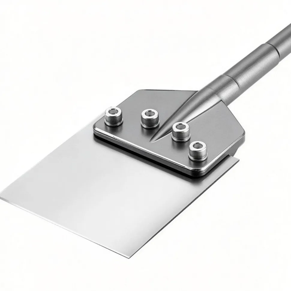 VEVOR SDS Max Floor Scraper, 24.8" x 5.9" Chisel Bit with SDS Max Shank, Compatible with Rotary Hammers, Heat Treated 40Cr Alloy Steel, Sharp Edge for Removing Laminate Flooring, Tiles, and Mortar