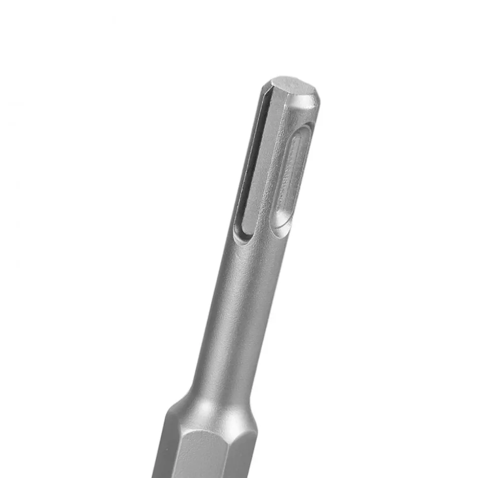 VEVOR SDS Plus Chisel Set, 4 pcs SDS Plus Rotary Hammer Drill Attachments, Includes Point, Flat, & Angled Spade Chisels, Heat Treated 40Cr Alloy Steel, Sharp Edge for Demolition, Concrete and Brick