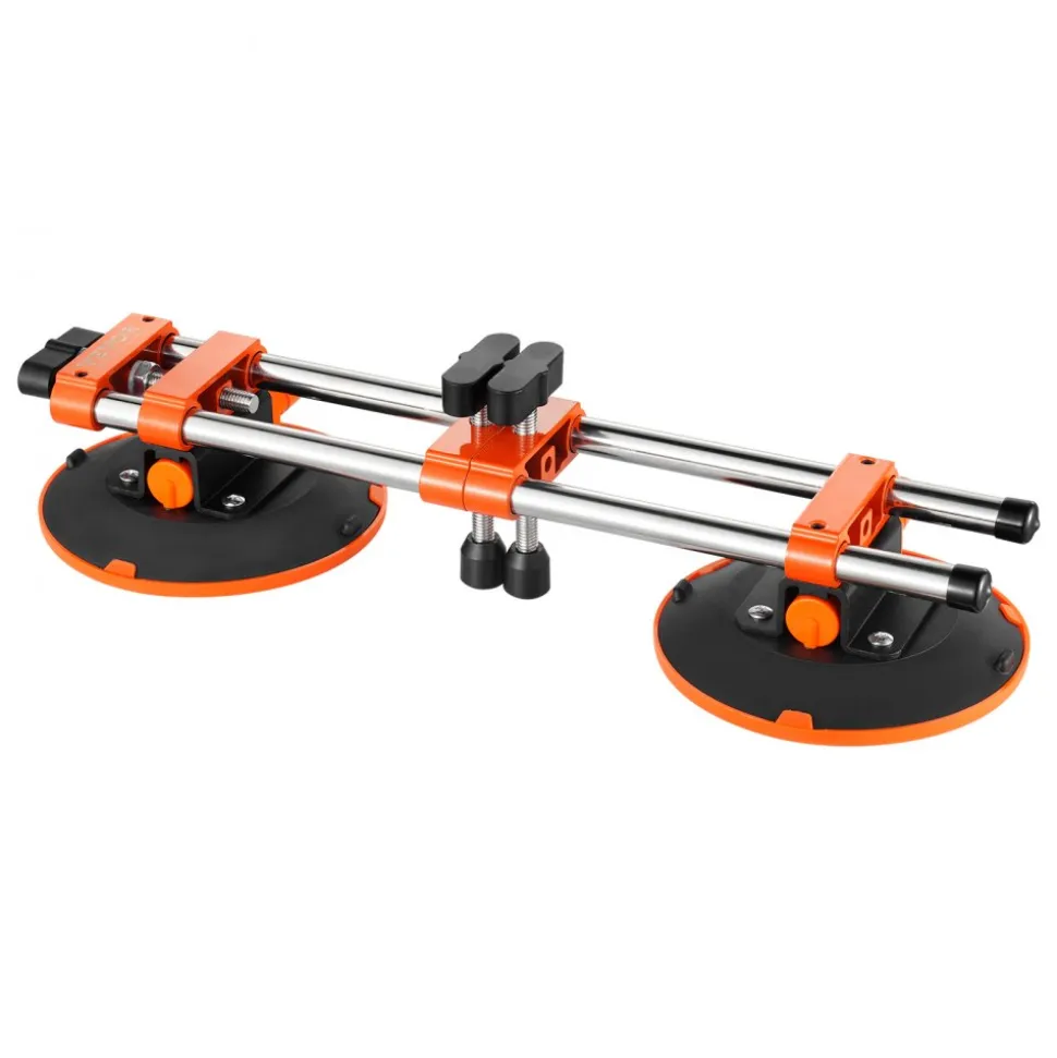VEVOR Seamless Seam Setter, 2 Packs, Granite Seam Setter with 6 in Vacuum Suction Cups & Tool Bag, Seam Joiner for Seam Joining & Leveling, Countertop Installation Tool for Tile Stone Marble Slab