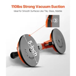 VEVOR Seamless Seam Setter, 2 Packs Granite Seam Setter with 5 in Vacuum Suction Cups, Seam Joiner for Seam Joining & Leveling, 180° Adjustable, Countertop Installation Tool for Tile Stone Marble Slab