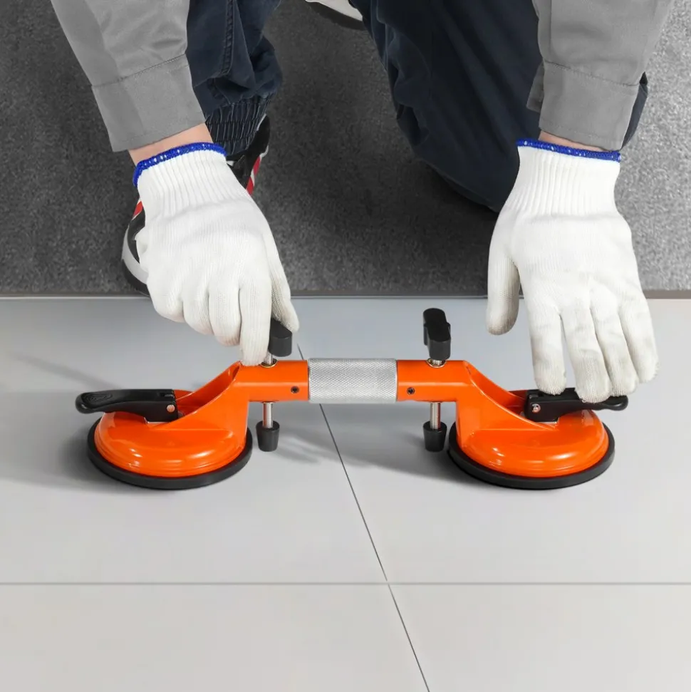 VEVOR Seamless Seam Setter, 2 Packs Granite Seam Setter with 5 in Vacuum Suction Cups, Seam Joiner for Seam Joining & Leveling, 180° Adjustable, Countertop Installation Tool for Tile Stone Marble Slab
