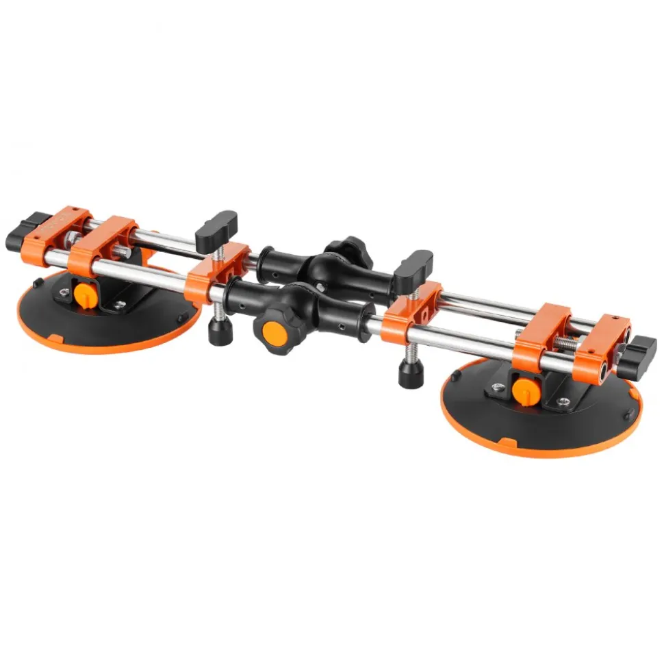 VEVOR Seamless Seam Setter, 2 Packs Granite Seam Setter with 6 in Vacuum Suction Cups, Seam Joiner for Seam Joining & Leveling, 90°-120° Adjustable, Countertop Installation Tool for Tile Marble Slab