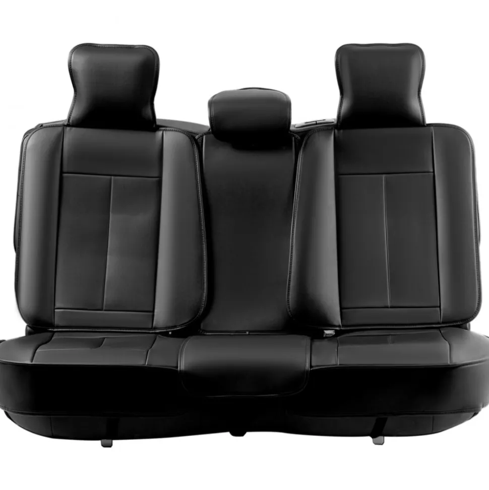 VEVOR Seat Covers, Universal Car Seat Covers Full Set Seats, Front and Rear Seat, 13pcs Faux Leather Seat Cover, Full Enclosed Design, Detachable Headrest and Airbag Compatible, for Most Car SUV Truck