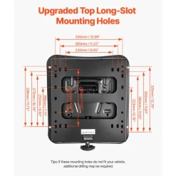 VEVOR Seat Suspension Kit Without Seat Slider Track, Universal Air Ride Seat Suspension for Zero Turn Lawn Mower, Adjustable Tractor Seat Suspension ‎Kit Compatible with Forklift, Bulldozers Seat