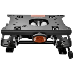 VEVOR Seat Suspension Kit with Seat Slider Track, Universal Air Ride Seat Suspension for Zero Turn Lawn Mower, 6in Front-to-Back Adjustable, Tractor Seat Suspension Kit for Forklift, Bulldozers