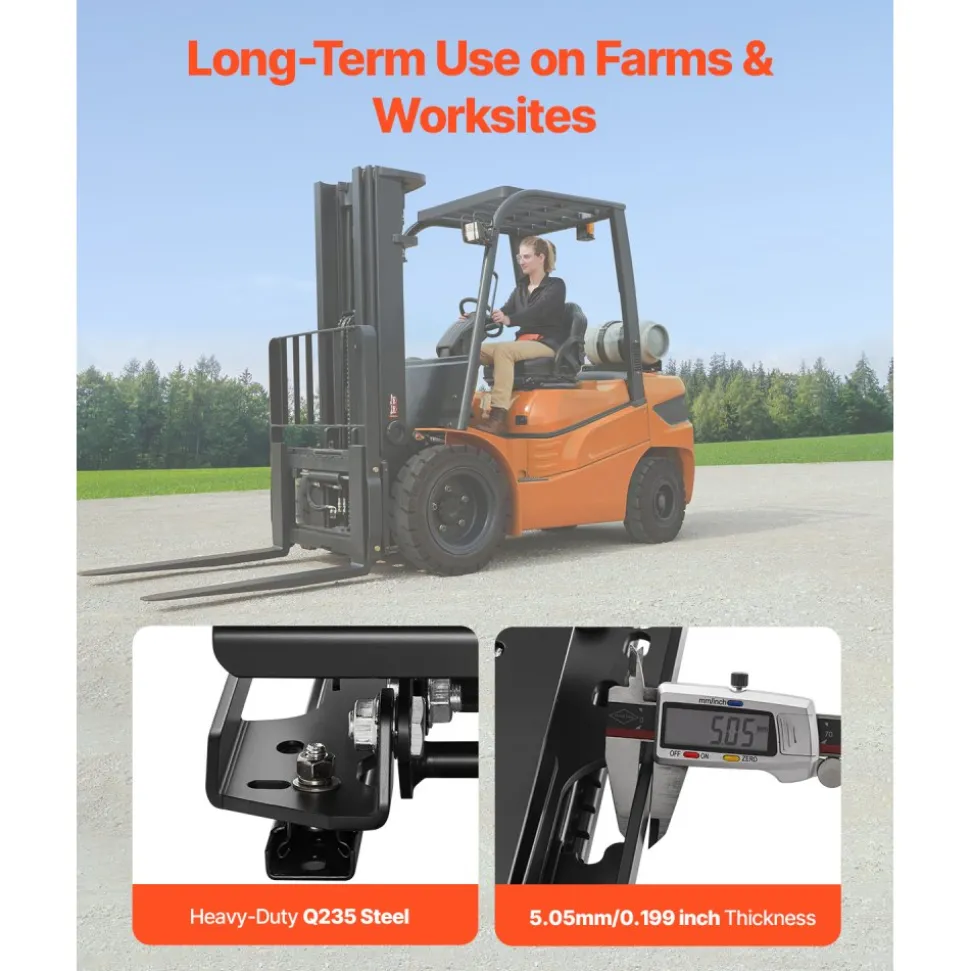 VEVOR Seat Suspension Kit with Seat Slider Track, Universal Air Ride Seat Suspension for Zero Turn Lawn Mower, 6in Front-to-Back Adjustable, Tractor Seat Suspension Kit for Forklift, Bulldozers