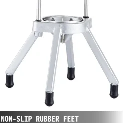 VEVOR 8-Section Commercial Easy Wedger Stainless Steel Blade Fruit Lime Slicer, Lemon Cutter 8 Wedges for Bar Restaurant
