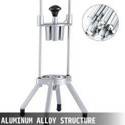 VEVOR 8-Section Commercial Easy Wedger Stainless Steel Blade Fruit Lime Slicer, Lemon Cutter 8 Wedges for Bar Restaurant