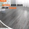 VEVOR Self Adhesive Vinyl Floor Tiles 12 x 12 inch, 50 Tiles 1.5mm Thick Peel & Stick, Black Marble Texture DIY Flooring for Kitchen, Dining Room, Bedrooms & Bathrooms, Easy for Home Decor