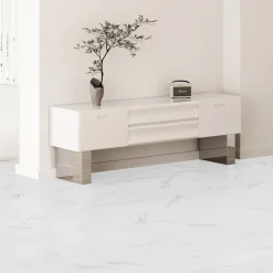 VEVOR Self Adhesive Vinyl Floor Tiles 36 x 6 inch, 36 Tiles 2.5mm Thick Peel & Stick, Natural Wood Grain DIY Flooring for Kitchen, Dining Room, Bedrooms & Bathrooms, Easy for Home Decor