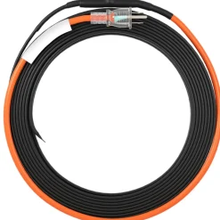 VEVOR Self-Regulating Pipe Heating Cable, 40FT 5W/FT Heat Tape for Pipes Freeze Protection, Water Pipe Heat Cable with Built-in Thermostat Protects PVC Hose, Metal and Plastic Pipe from Freezing