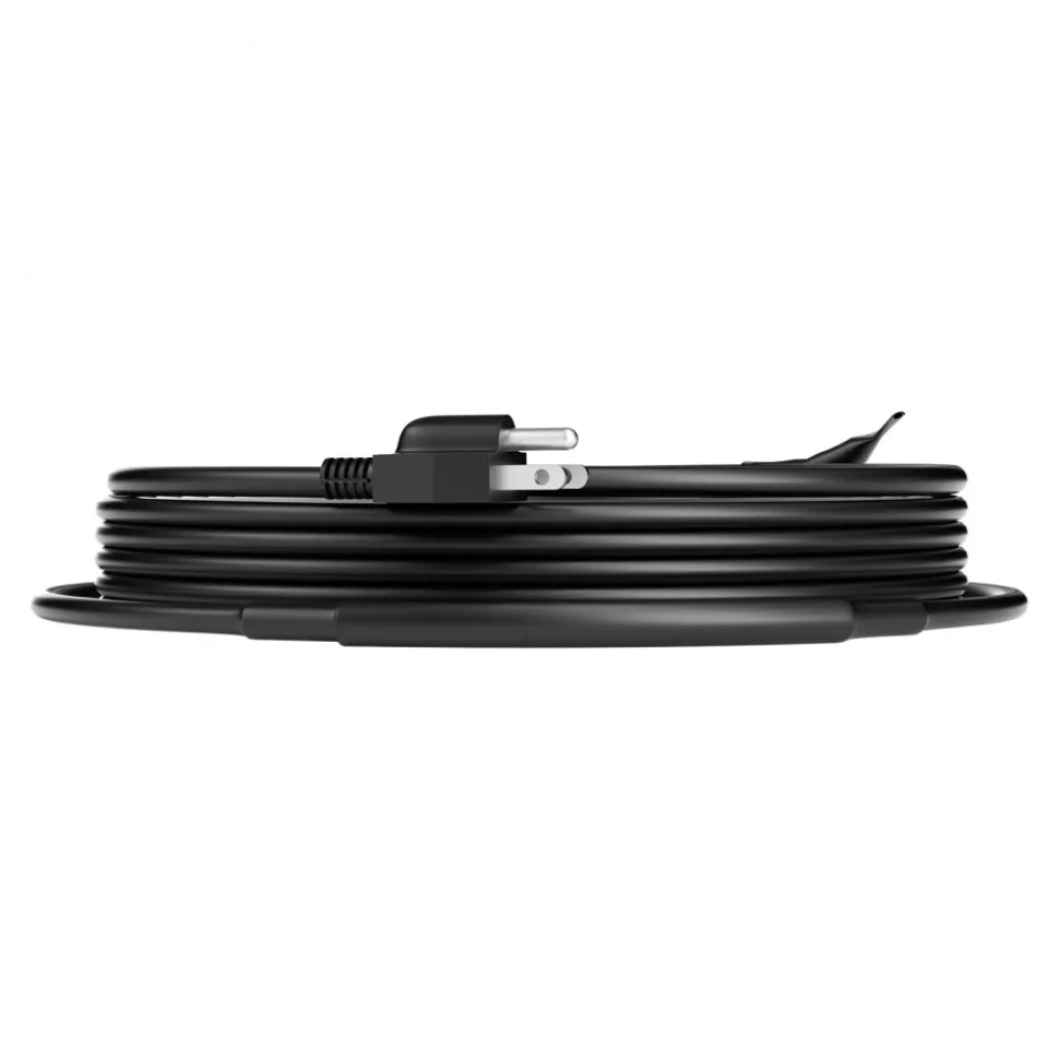 VEVOR Self-Regulating Pipe Heating Cable, 50FT 5W/FT Heat Tape for Pipes, Roof Snow Melting De-icing, Gutter and Pipe Freeze Protection