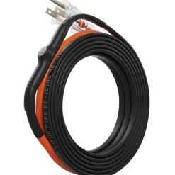 VEVOR Self-Regulating Pipe Heating Cable, 120FT 5W/FT Heat Tape for Pipes, Roof Snow Melting De-icing, Gutter and Pipe Freeze Protection