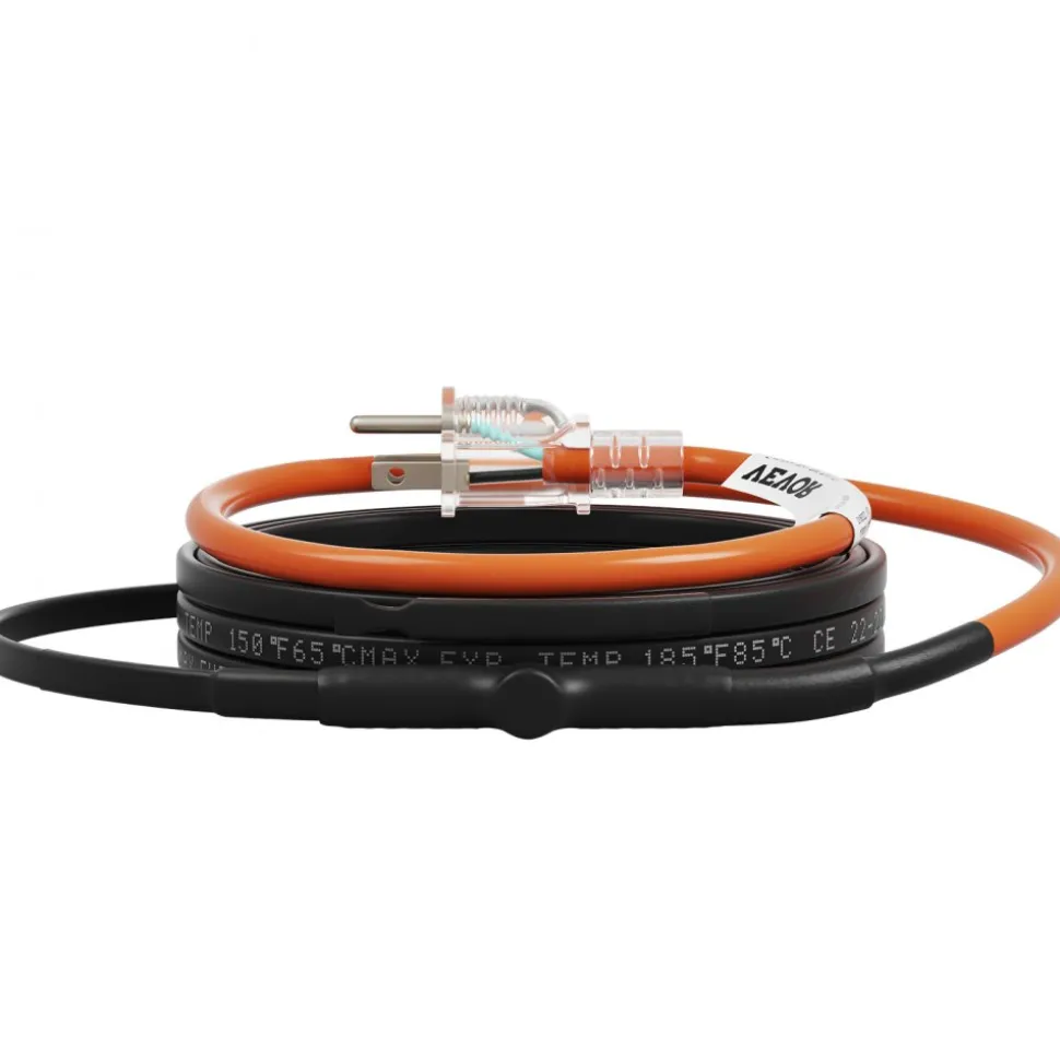 VEVOR Self-Regulating Pipe Heating Cable, 18-feet 5W/ft Heat Tape for Pipes Freeze Protection, Protects PVC Hose, Metal and Plastic Pipe from Freezing, 120V