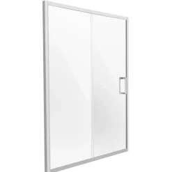 VEVOR Semi-frameless Shower Door, 57.7-59 W x 70 H in, Shower Sliding Glass Door with 1/4 in(6mm) Clear Tempered Glass, Waterproof Shatterproof NANO Stainproof with Stainless Steel Hardware, Chrome