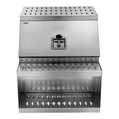VEVOR Semi-Truck Step Tool Box, 24" x 27.5" x 25.4" Heavy Duty Aluminum Toolbox Side Mount, Waterproof Side Storage Saddle Step Box with T-Handle Lock & Keys for Semi Trucks, Flatbed Trailers