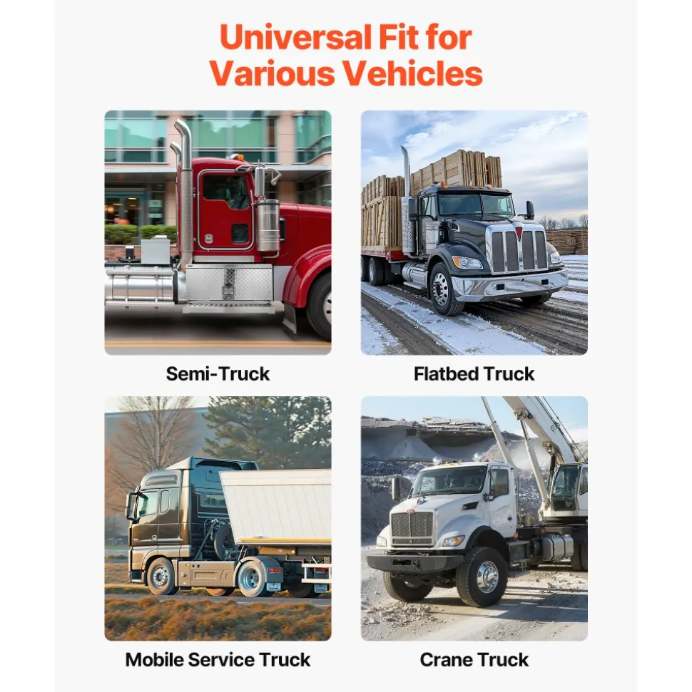 VEVOR Semi-Truck Step Tool Box, 30" x 29.5" x 15.8" Heavy Duty Aluminum Diamond Plate Toolbox, Waterproof Cab Entry Step Storage Box with T-Handle Lock & Keys for Flatbed, Crane, and Semi Trucks