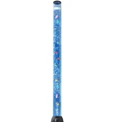 VEVOR Sensory Bubble Tube Lamp, 5 ft Bubble Fish Tube, Sensory Aquarium Lamp with 10 Floating Fish & 16 Color Effects, Remote Control, Stress Relief Calming Light for Bedroom Living Room Home Decor