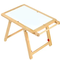 VEVOR Sensory Table for Toddlers, Wooden Kids Activity Table and Art Easel with Reversible Double-Sided Board, Storage Bins, for Boys and Girls Playing Sand and Water, Drawing, Studying, Dining