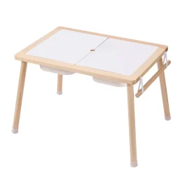 VEVOR Sensory Table for Toddlers, Kids Activity Table with Double-Sided Tabletop & Non-Slip Feet, Indoor/Outdoor Play Activity Table, Wooden Sensory Table for Drawing Studying, Ideal Gift for Boy Girl