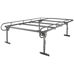 VEVOR Service Body Truck Ladder Rack 1000LBS Capacity Over-Cab Trucks Rack, 21"-31" Height Adjustable, Fit Single/Dual Rear Wheel Utility Truck, Heavy Duty Steel Support for Kayak Surfboard Lumber