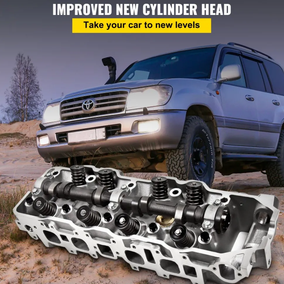 VEVOR Set of Complete Engine Cylinder Head for Toyota1985-1995 4Runner, 1995 Celica, 1985-1995 Helix Pickup 2.4 SOHC 22R 22RE 22REC