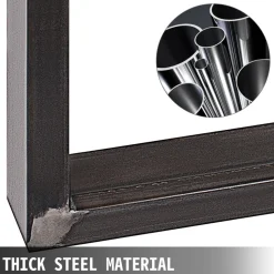 VEVOR Set of 2 Steel Table Legs, 28''Height 31''Wide Dining Table Legs, Heavy Duty 3.1