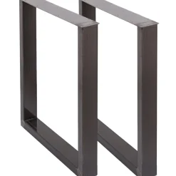 VEVOR Set of 2 Steel Table Legs, 28''Height 31''Wide Dining Table Legs, Heavy Duty 3.1
