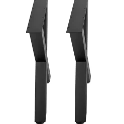 VEVOR Set of 2 Steel Table Legs, 28''Height 24''Wide Dining Table Legs, Heavy Duty 3.1