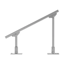 VEVOR 2-Set Solar Panel Mounting Brackets, 30°-60° Adjustable Multi-Pieces Solar Panel Brackets for 4-8PCS Solar Panels, Carbon Steel Ground Mount Solar Panel Stand for Farms, RVs, Boats, Off-Grid