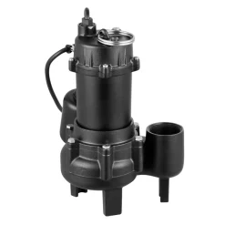 VEVOR Sewage Pump System, 1/2 HP, 4800 GPH Cast Iron Sewage Pump with Basin Kit, 120 Volt, Automatic On/Off Outdoor Water/Seepage Collection and Removal System with Float Switch, 2