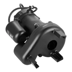 VEVOR Sewage Pump System, 1/2 HP, 4800 GPH Cast Iron Sewage Pump with Basin Kit, 120 Volt, Automatic On/Off Outdoor Water/Seepage Collection and Removal System with Float Switch, 2