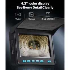 VEVOR Sewer Camera, 66 ft/20m, 4.3