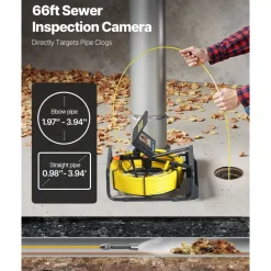 VEVOR Sewer Camera, 66ft/20M 4.3