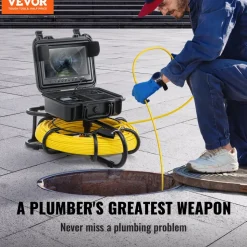 VEVOR Sewer Camera, 300 ft/91.5 m, 9
