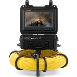 VEVOR Sewer Camera, 393 ft/120 m, 9" Screen Pipeline Inspection Camera with DVR Function, Waterproof IP68 Camera with 12 Adjustable LEDs, with a 16 GB SD Card, for Sewer Line, Home, Duct Drain Pipe