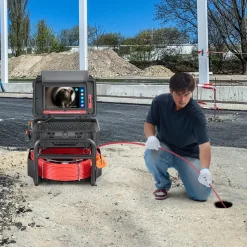 VEVOR Sewer Camera, 165 ft/50m, Self-Leveling Drain Camera with 10.1