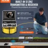 VEVOR Sewer Camera with 512Hz Locator, 98 ft/30 m, Self-Leveling Drain Inspection Camera with  9" 1080P HD Screen, 36X Zoom, Snake Plumbing Camera with Lights-12 LED, 32GB SD Card for Duct Pipe