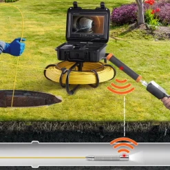 VEVOR Sewer Camera with 512Hz Locator,300 ft/91.5 m, 9
