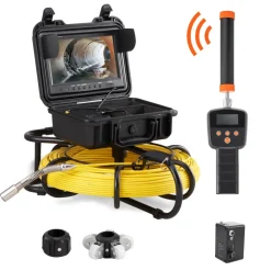 VEVOR Sewer Camera with 512Hz Locator,300 ft/91.5 m, 9