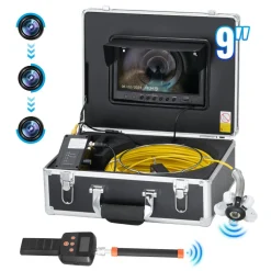 VEVOR Sewer Camera with 512Hz Locator, 98 ft/30 m, 9