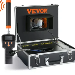 VEVOR Sewer Camera with 512Hz Locator, 131 ft/40 m, 7