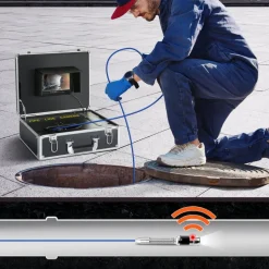 VEVOR Sewer Camera with 512Hz Locator, 131 ft/40 m, 7